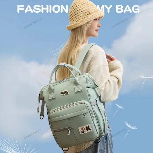 sac a langer gaze de coton vert