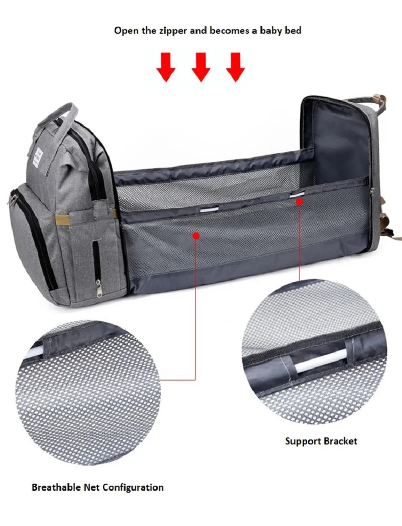 sac a langer avec tapis de change