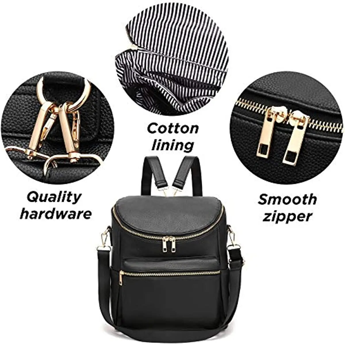 sac a langer cuir noir