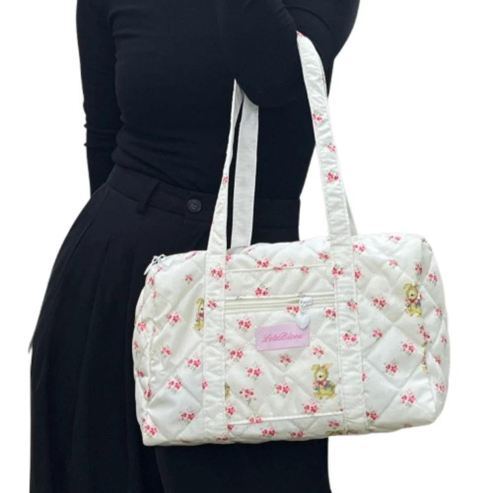 sac a langer fleuri
