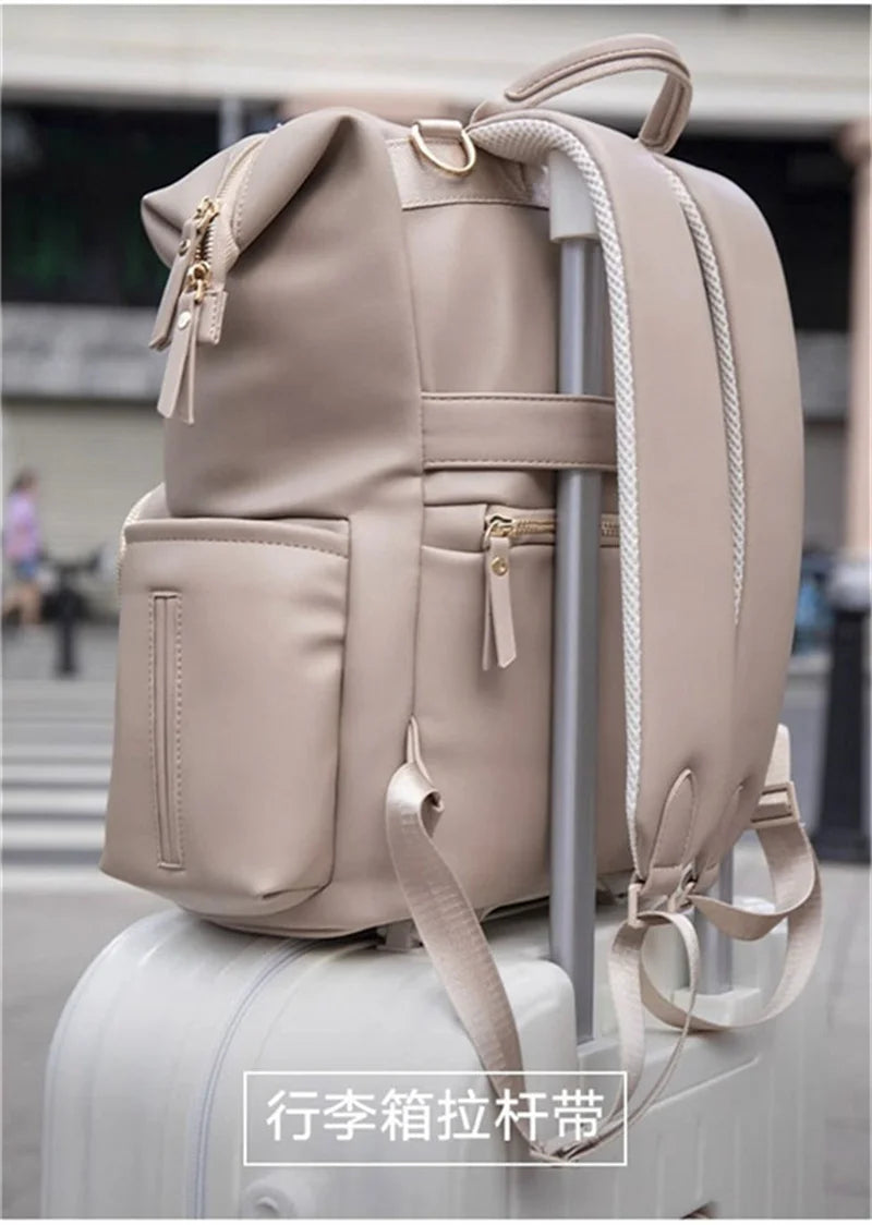 sac a langer cuir luxe