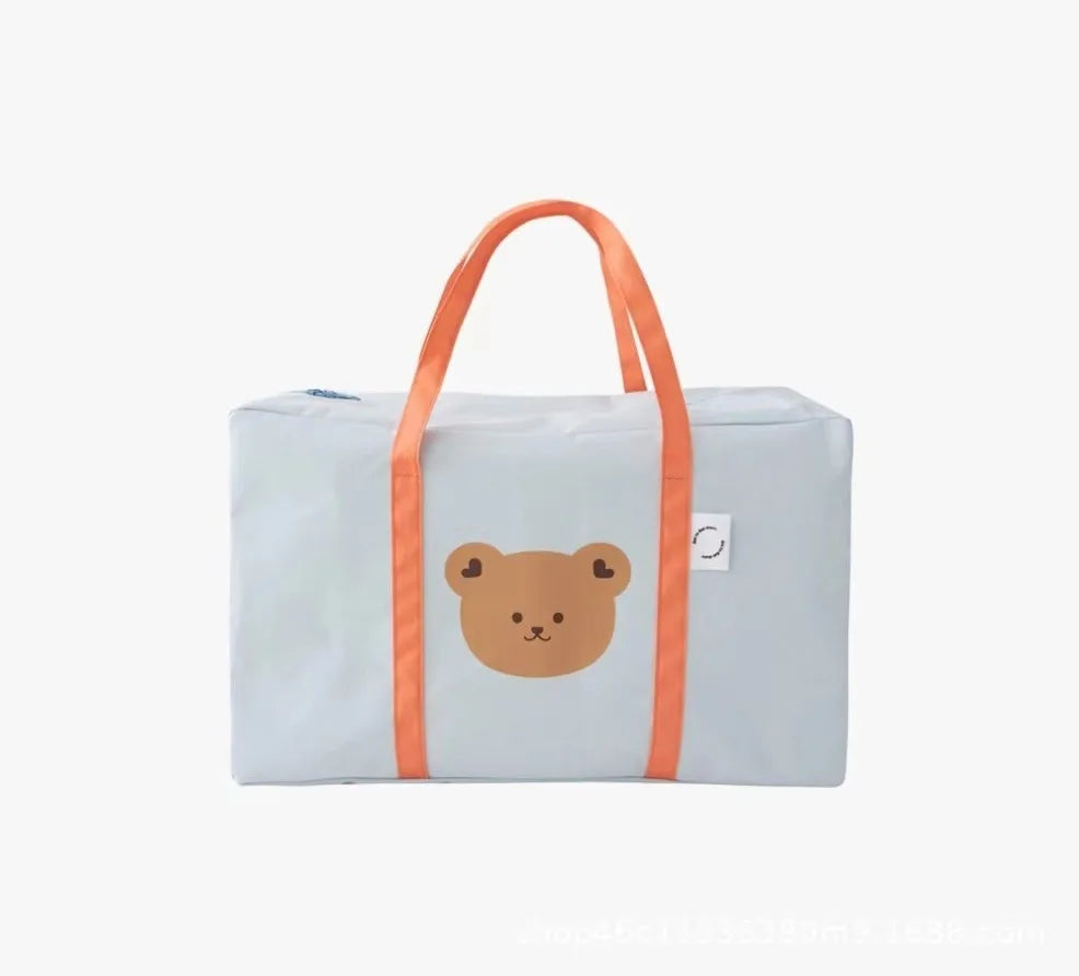 sac a langer beige marron