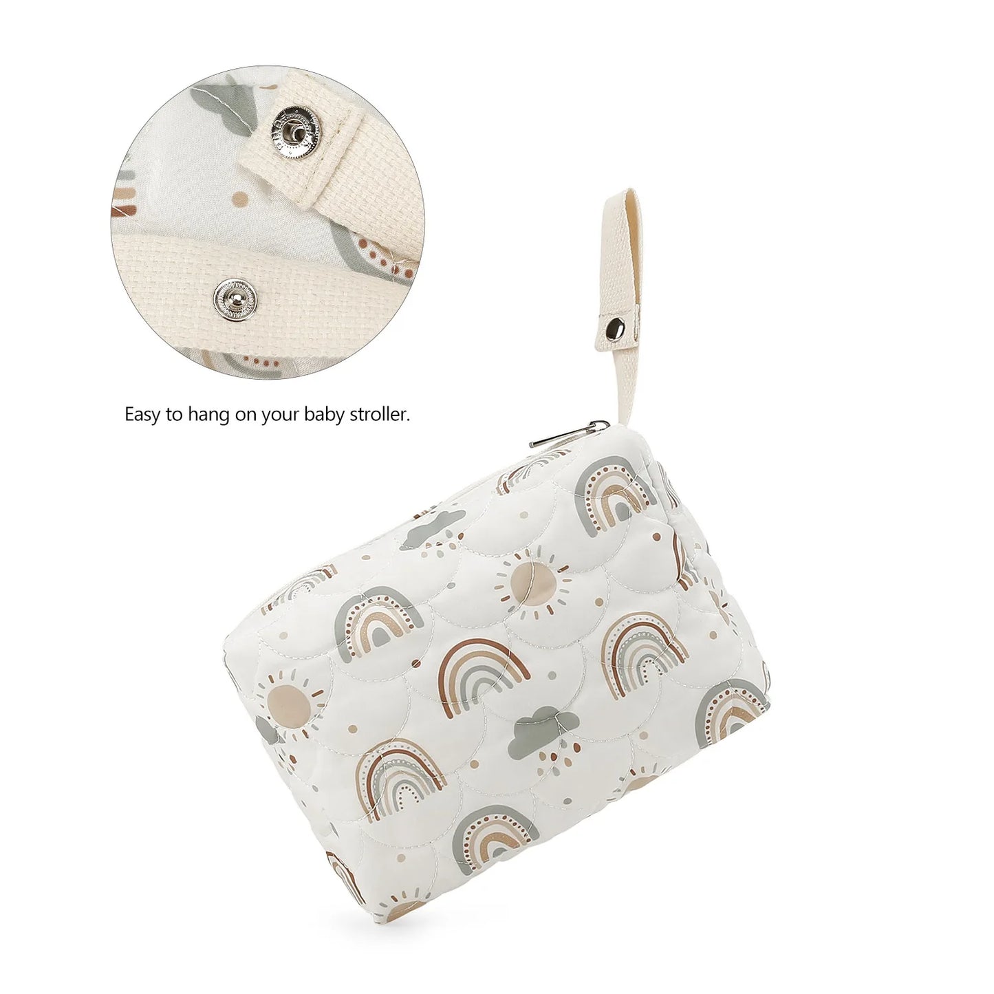 sac a langer blonde et brune en layette