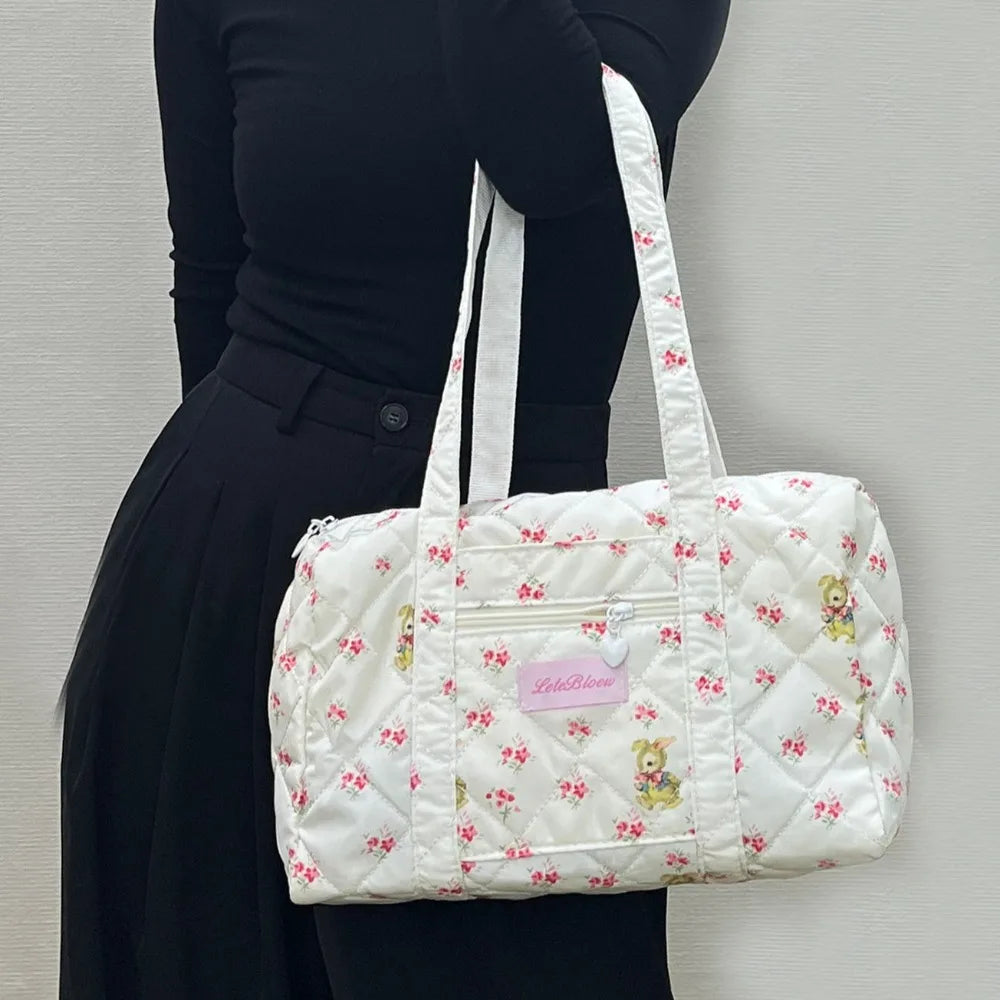 sac a langer fleuri