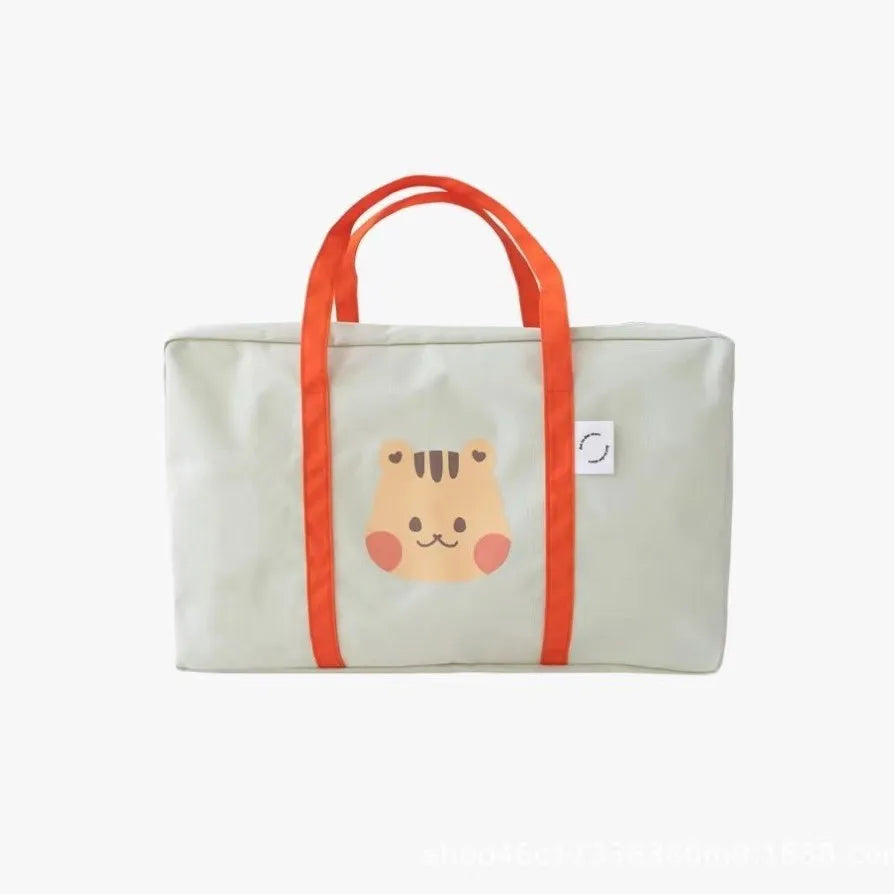sac a langer beige marron