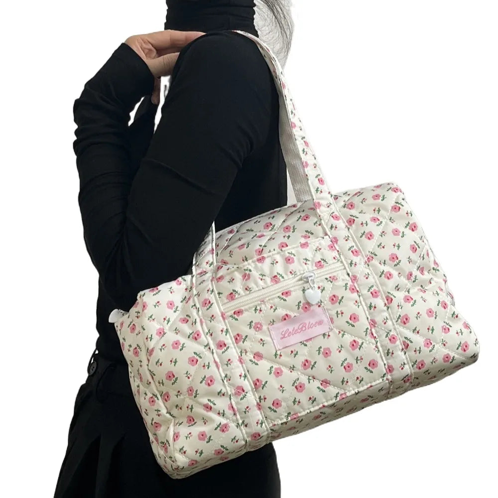 sac a langer fleuri