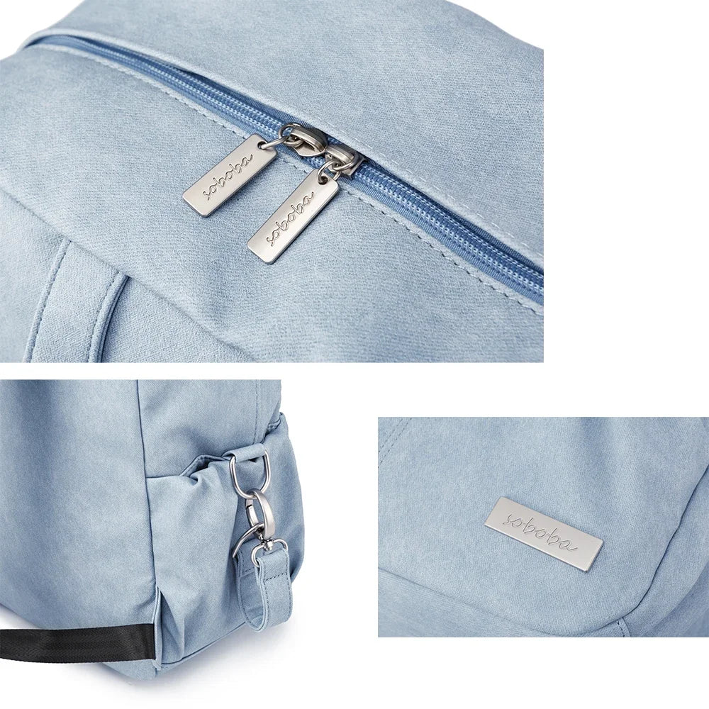 sac a langer bleu turquoise