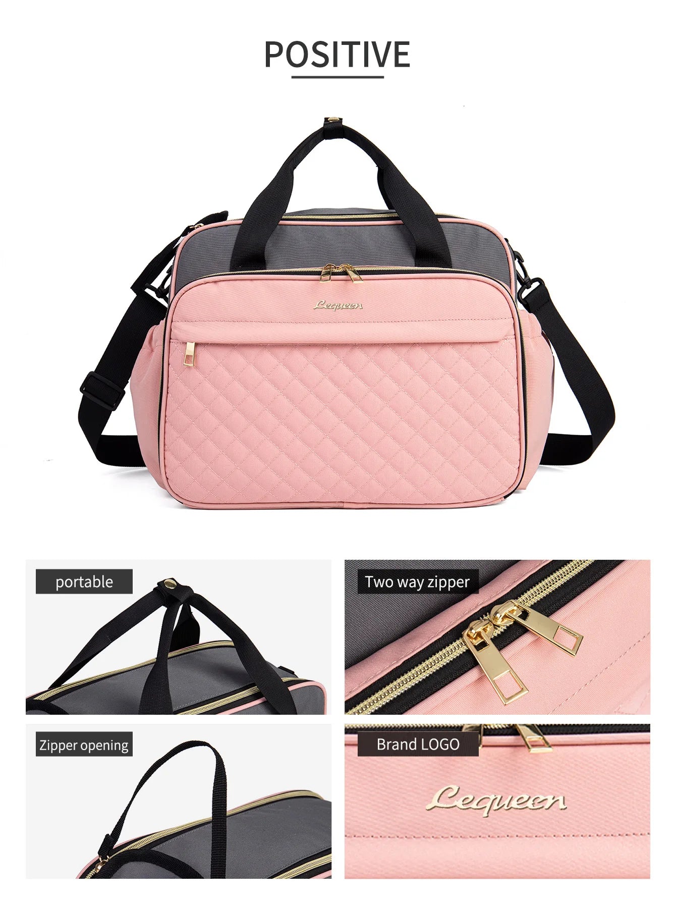 Sac a langer bebe noir