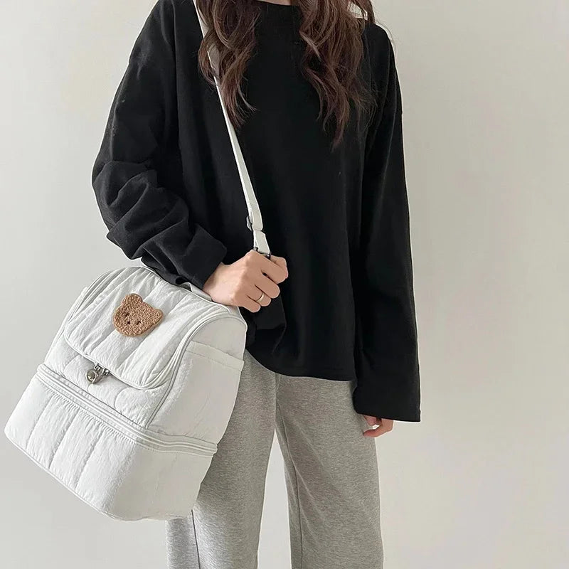 sac a langer marron