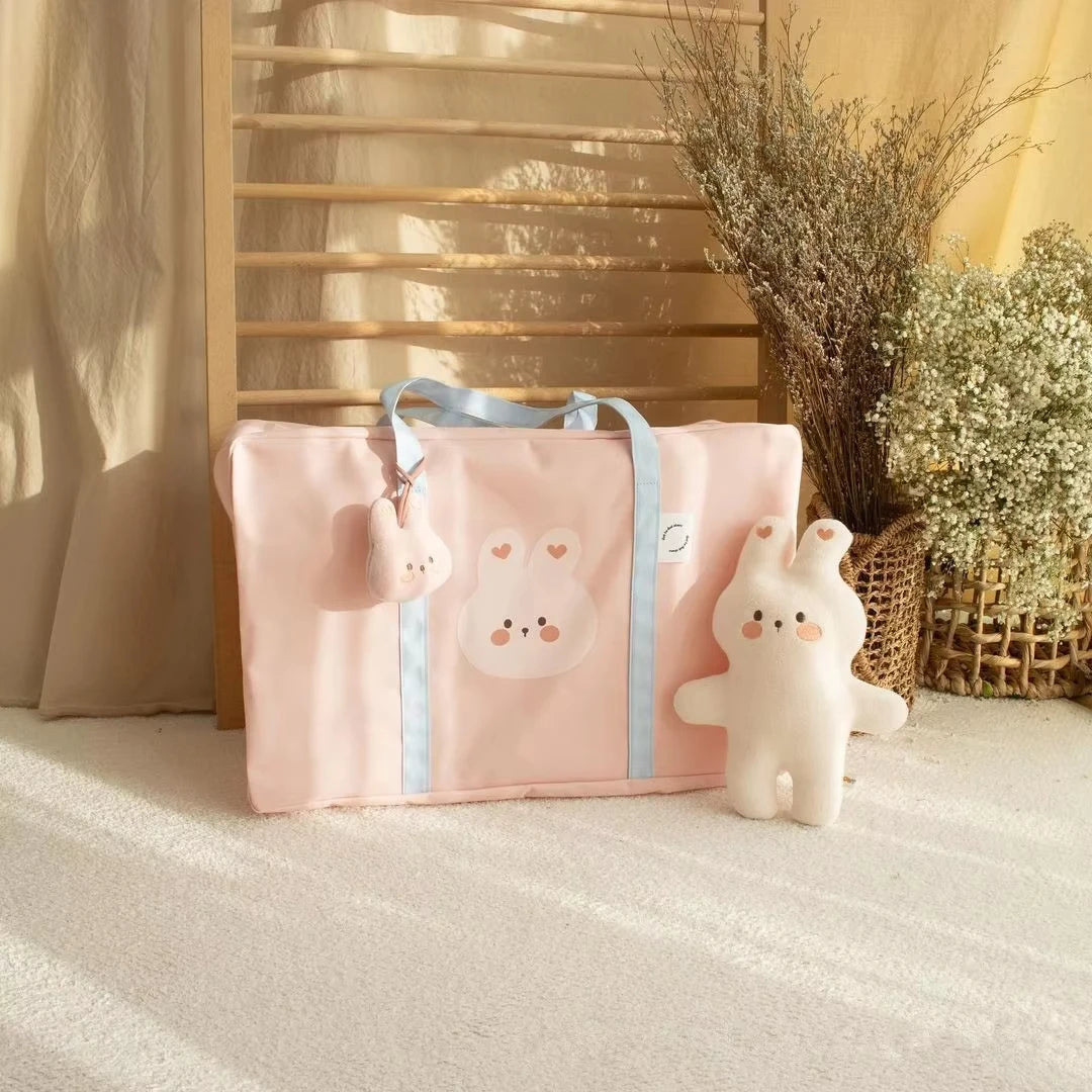 sac a langer beige marron