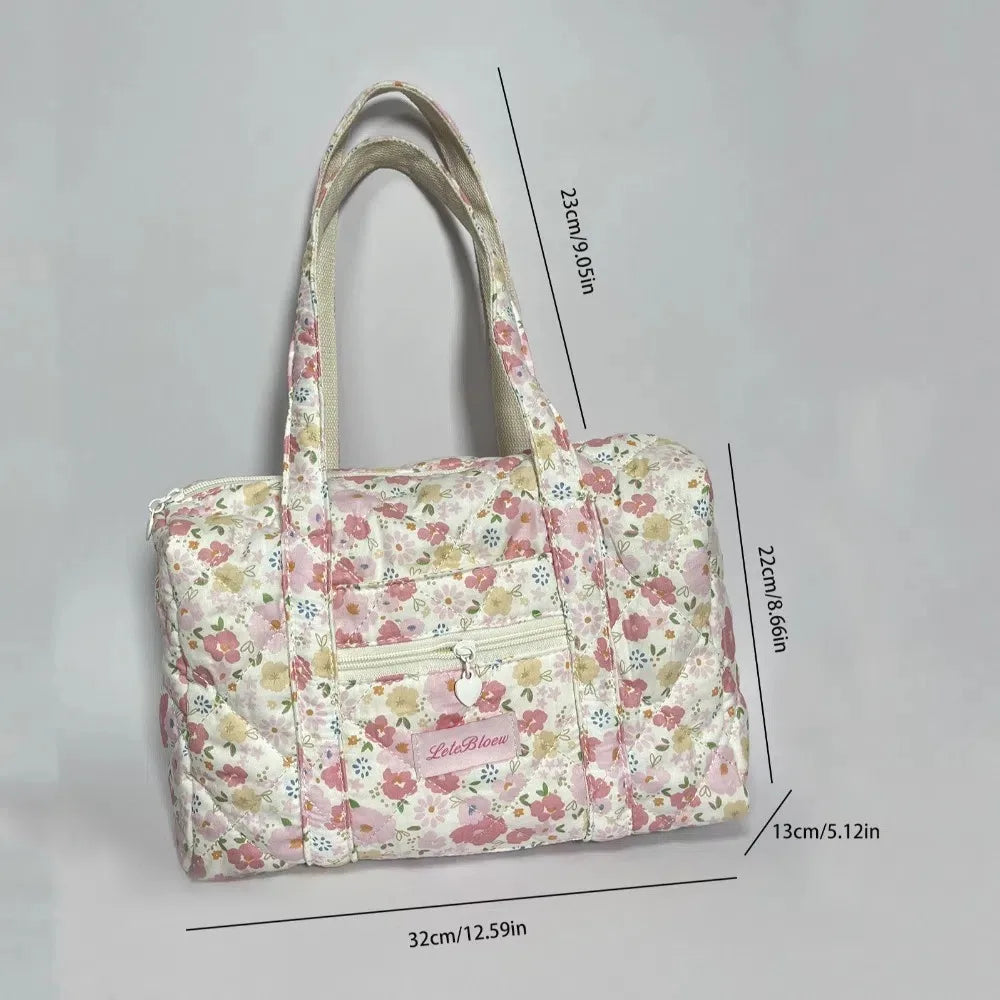 sac a langer fleuri