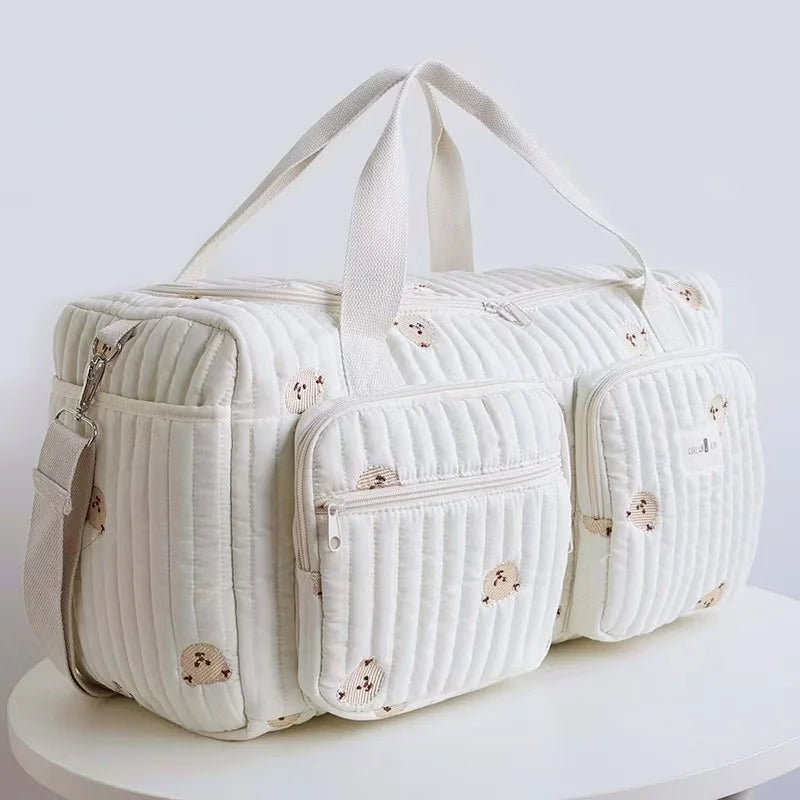 sac à langer blanc