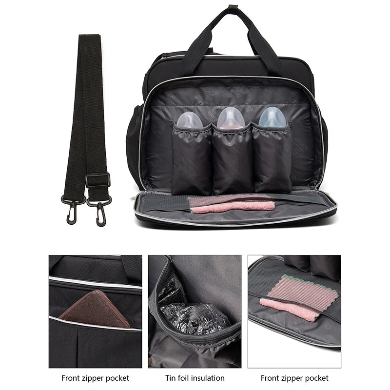 sac a langer gris