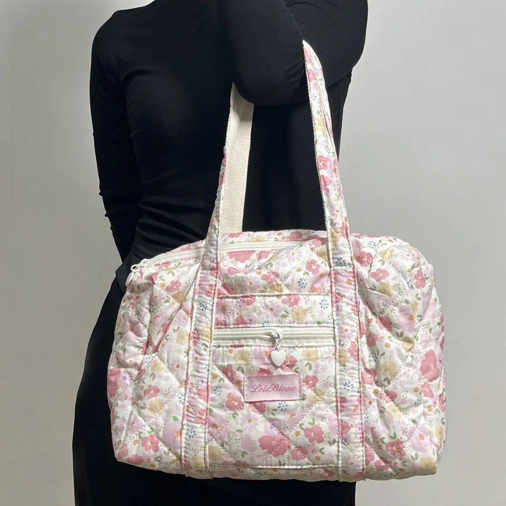 sac a langer fleuri