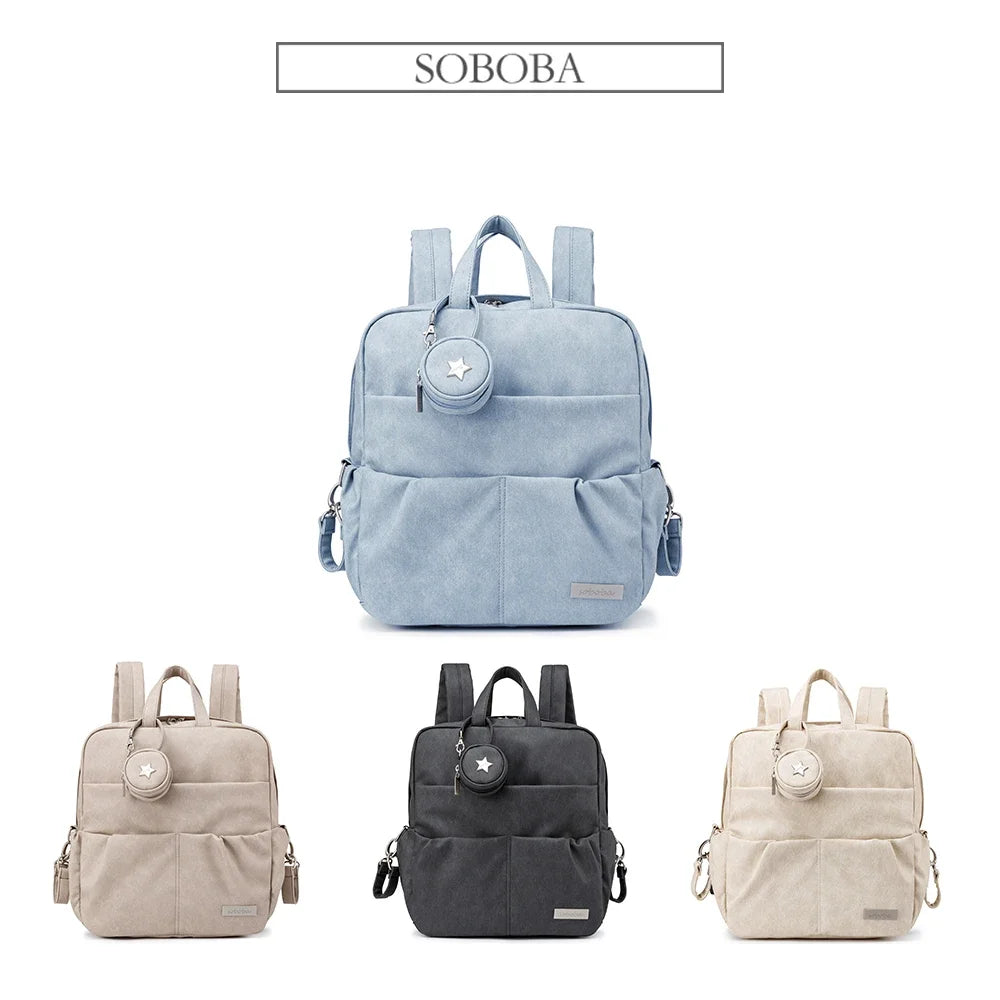 sac a langer bleu turquoise