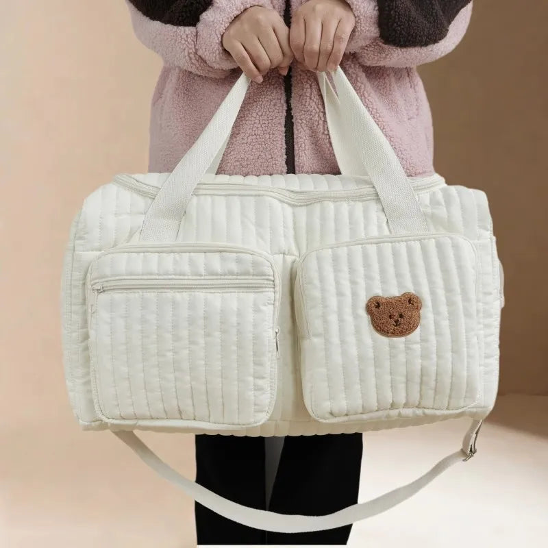 sac à langer blanc