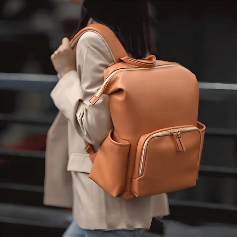 sac a langer cuir luxe