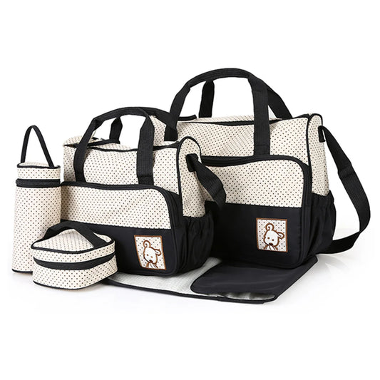 sac a langer noir et blanc