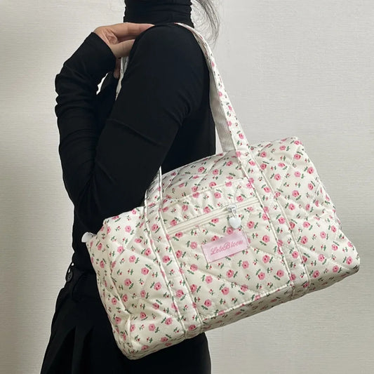 sac a langer fleuri
