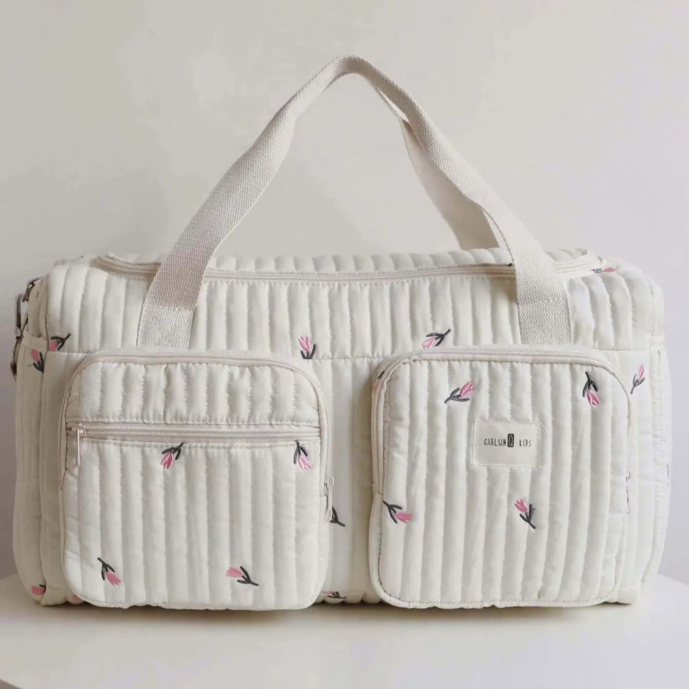 sac a langer gaze de coton beige