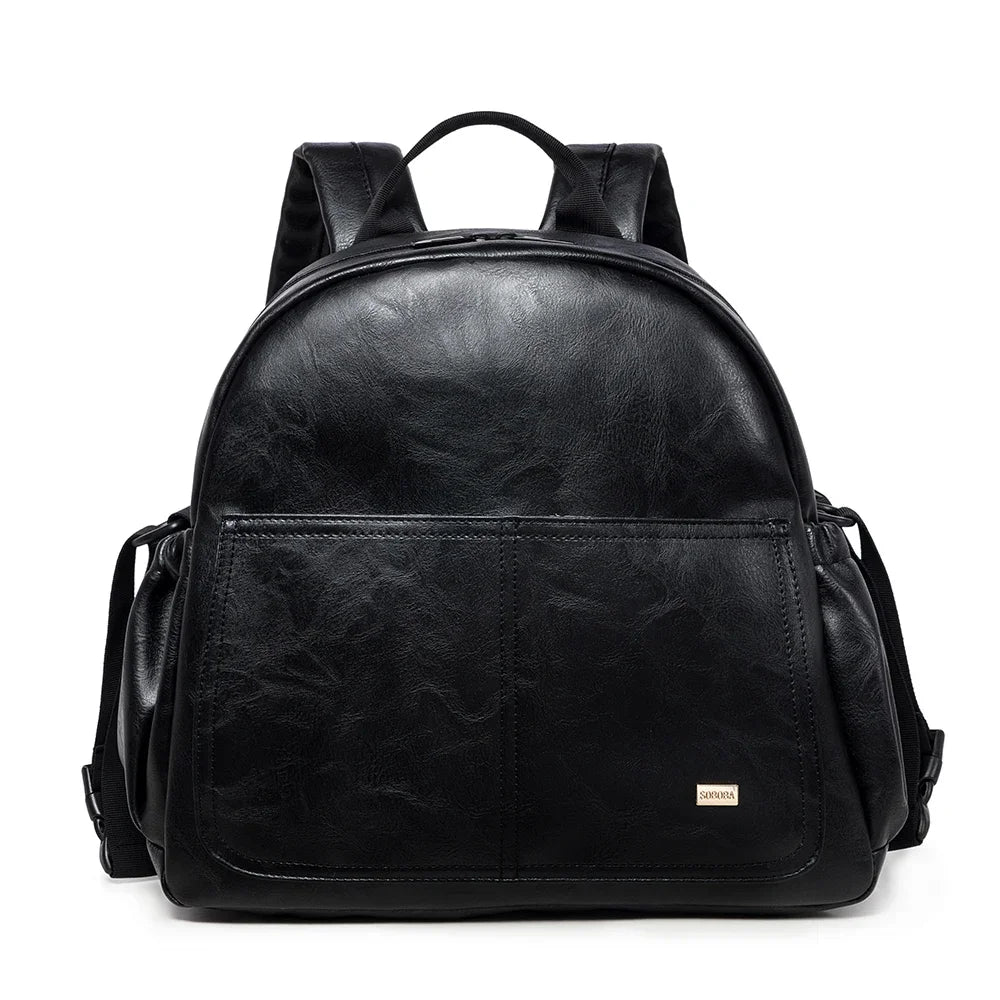 sac a langer noir vernis
